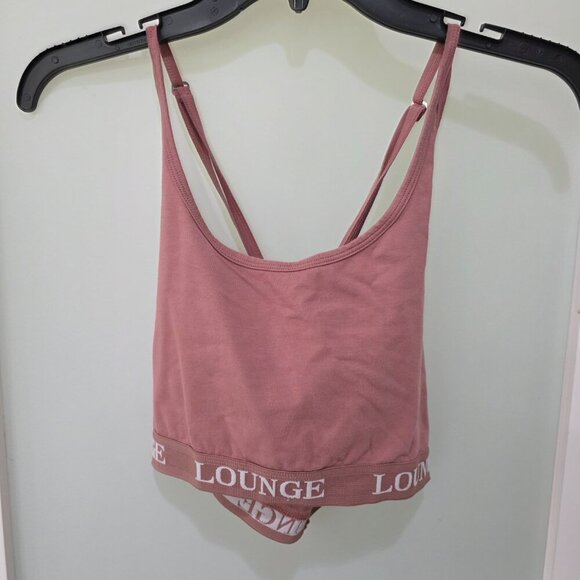 Lounge Women’s 3-Piece Set – Pink Bralette, Cropped Crewneck Sweatshirt & Sweatp - Picture 9 of 15